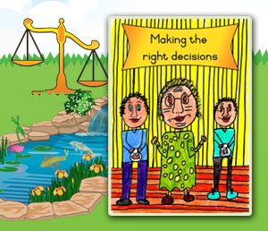 Children storybook -  Making the right decision (a Yom Kippur story)